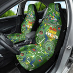Personalised NAIDOC Week 2024 Raiders Car Seat Cover Australia Fire Burning