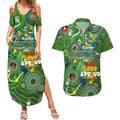 Personalised NAIDOC Week 2024 Raiders Couples Matching Summer Maxi Dress and Hawaiian Shirt Australia Fire Burning