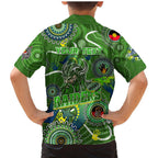 Personalised NAIDOC Week 2024 Raiders Family Matching Mermaid Dress and Hawaiian Shirt Australia Fire Burning