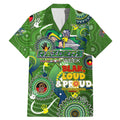 Personalised NAIDOC Week 2024 Raiders Family Matching Mermaid Dress and Hawaiian Shirt Australia Fire Burning