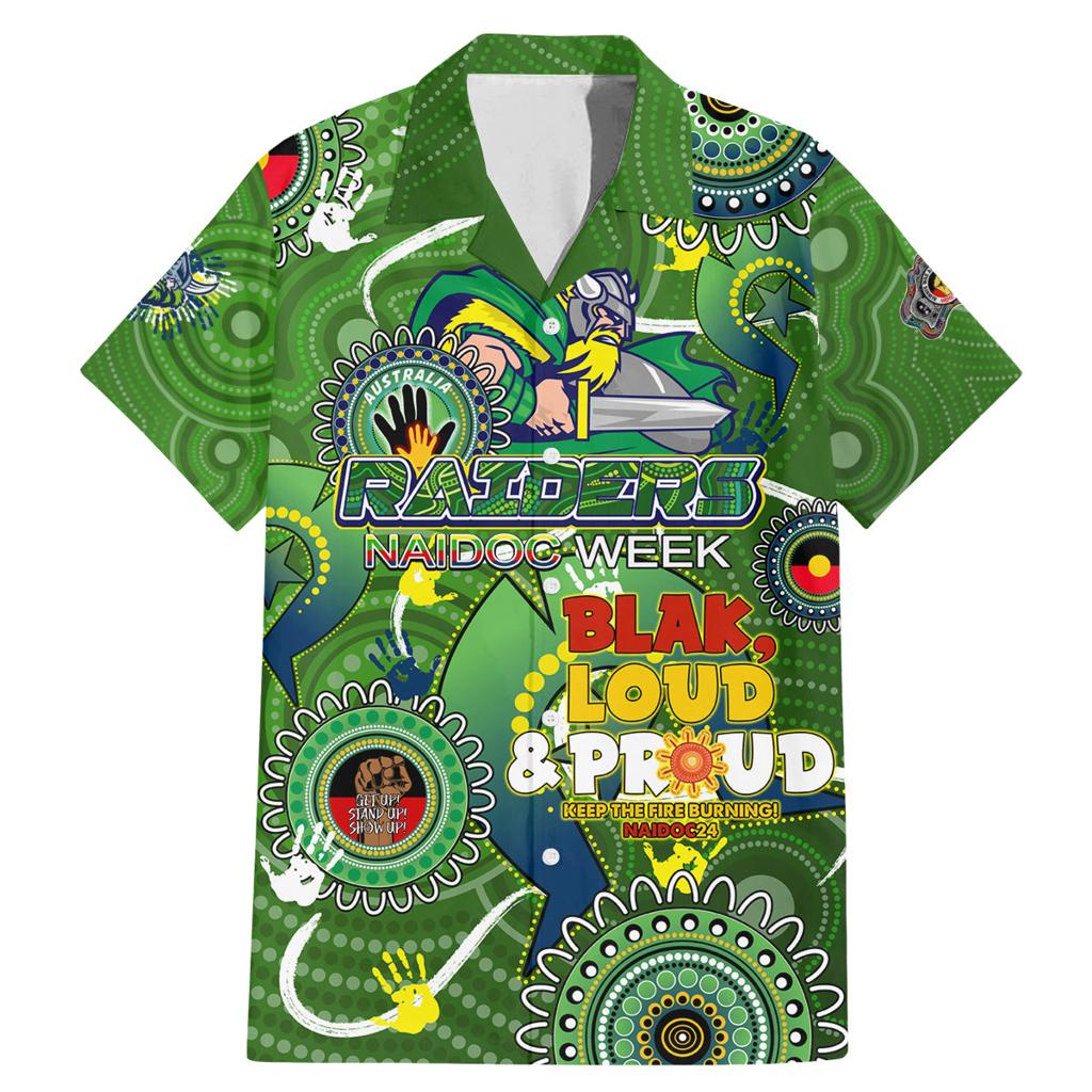 Personalised NAIDOC Week 2024 Raiders Family Matching Mermaid Dress and Hawaiian Shirt Australia Fire Burning