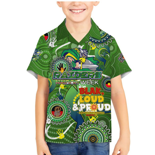 Personalised NAIDOC Week 2024 Raiders Family Matching Mermaid Dress and Hawaiian Shirt Australia Fire Burning