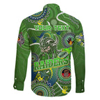 Personalised NAIDOC Week 2024 Raiders Family Matching Off Shoulder Short Dress and Hawaiian Shirt Australia Fire Burning