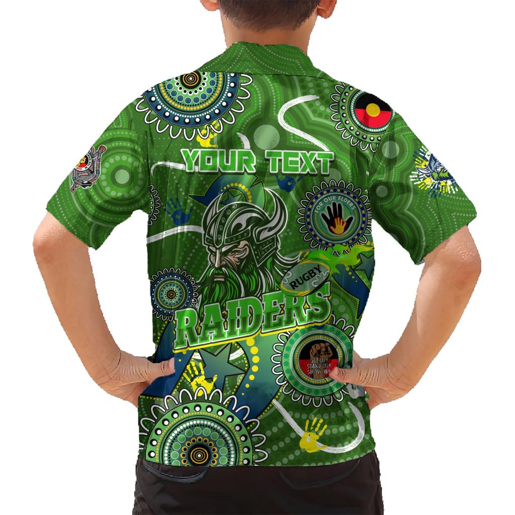 Personalised NAIDOC Week 2024 Raiders Family Matching Short Sleeve Bodycon Dress and Hawaiian Shirt Australia Fire Burning
