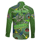 Personalised NAIDOC Week 2024 Raiders Family Matching Short Sleeve Bodycon Dress and Hawaiian Shirt Australia Fire Burning