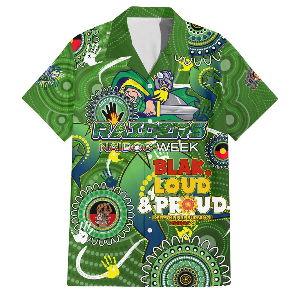 Personalised NAIDOC Week 2024 Raiders Family Matching Summer Maxi Dress and Hawaiian Shirt Australia Fire Burning