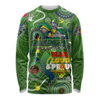 Personalised NAIDOC Week 2024 Raiders Long Sleeve Shirt Australia Fire Burning