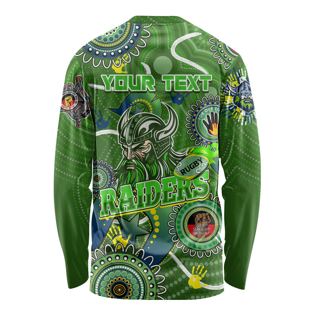 Personalised NAIDOC Week 2024 Raiders Long Sleeve Shirt Australia Fire Burning