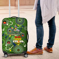 Personalised NAIDOC Week 2024 Raiders Luggage Cover Australia Fire Burning