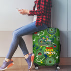 Personalised NAIDOC Week 2024 Raiders Luggage Cover Australia Fire Burning