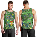 Personalised NAIDOC Week 2024 Raiders Men Tank Top Australia Fire Burning