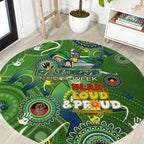 Personalised NAIDOC Week 2024 Raiders Round Carpet Australia Fire Burning