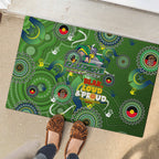 Personalised NAIDOC Week 2024 Raiders Rubber Doormat Australia Fire Burning