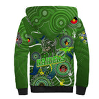 Personalised NAIDOC Week 2024 Raiders Sherpa Hoodie Australia Fire Burning