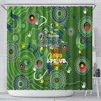 Personalised NAIDOC Week 2024 Raiders Shower Curtain Australia Fire Burning