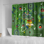 Personalised NAIDOC Week 2024 Raiders Shower Curtain Australia Fire Burning