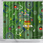 Personalised NAIDOC Week 2024 Raiders Shower Curtain Australia Fire Burning
