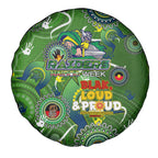 Personalised NAIDOC Week 2024 Raiders Spare Tire Cover Australia Fire Burning