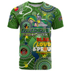 Personalised NAIDOC Week 2024 Raiders T Shirt Australia Fire Burning