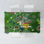 Personalised NAIDOC Week 2024 Raiders Tablecloth Australia Fire Burning