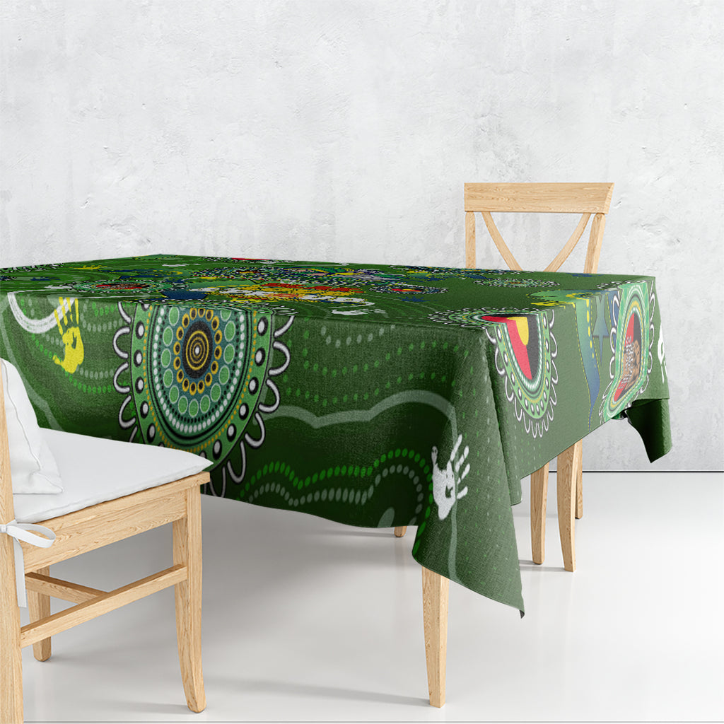 Personalised NAIDOC Week 2024 Raiders Tablecloth Australia Fire Burning