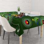 Personalised NAIDOC Week 2024 Raiders Tablecloth Australia Fire Burning