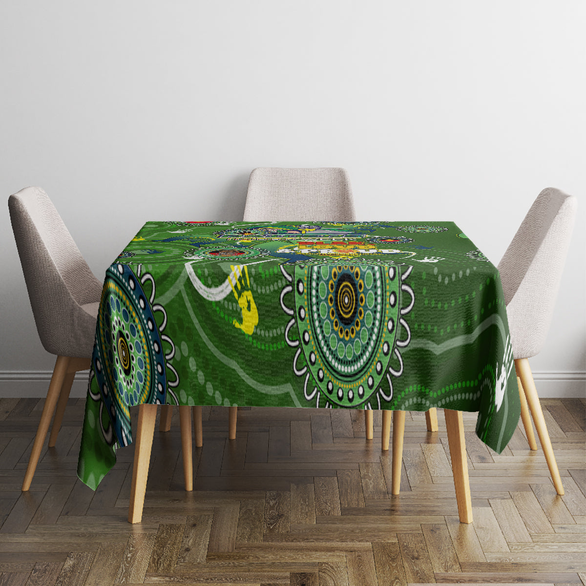 Personalised NAIDOC Week 2024 Raiders Tablecloth Australia Fire Burning