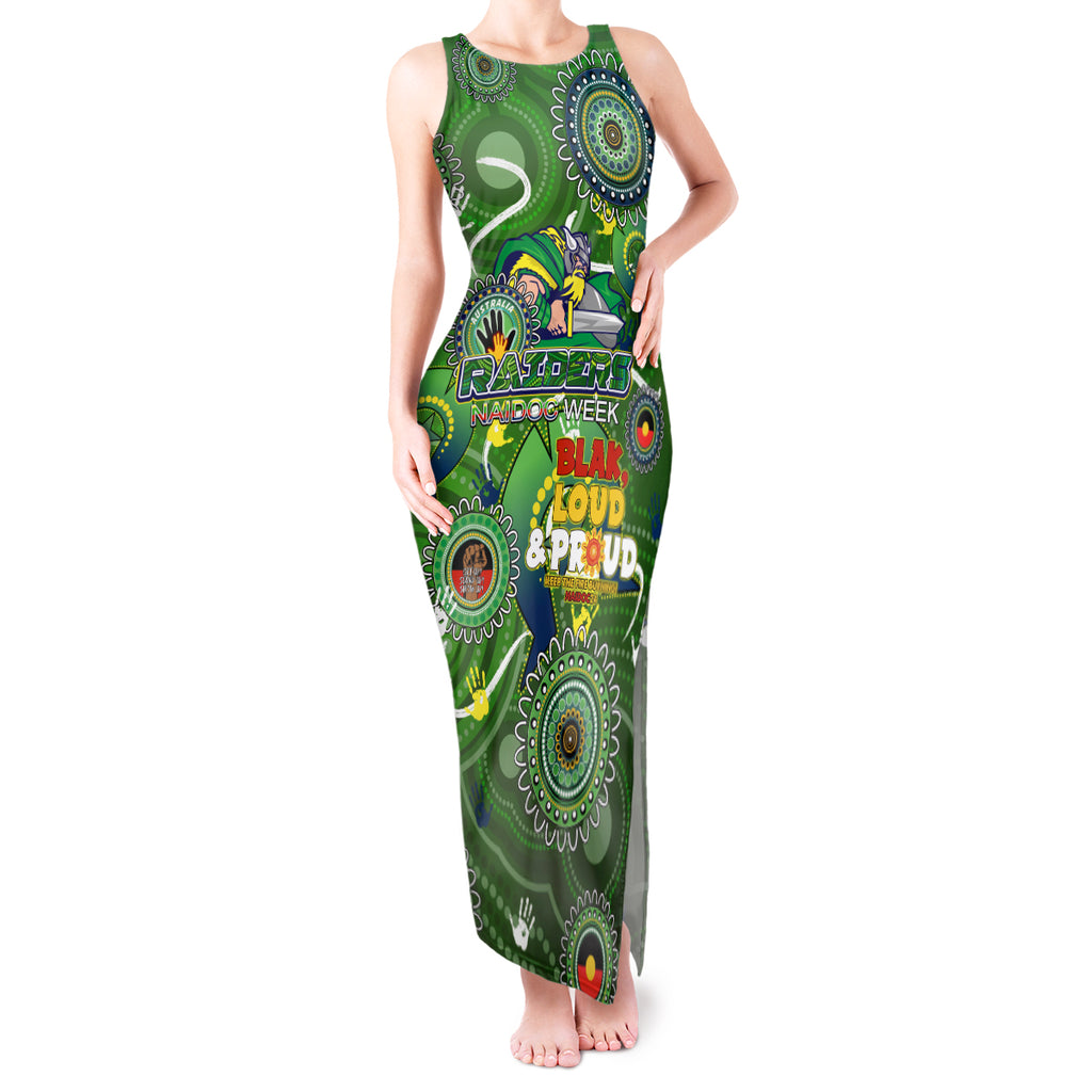 Personalised NAIDOC Week 2024 Raiders Tank Maxi Dress Australia Fire Burning
