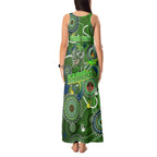 Personalised NAIDOC Week 2024 Raiders Tank Maxi Dress Australia Fire Burning