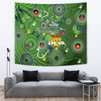 Personalised NAIDOC Week 2024 Raiders Tapestry Australia Fire Burning