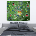 Personalised NAIDOC Week 2024 Raiders Tapestry Australia Fire Burning