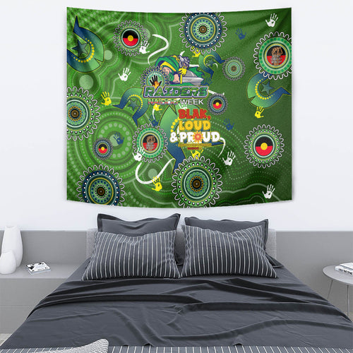Personalised NAIDOC Week 2024 Raiders Tapestry Australia Fire Burning