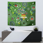 Personalised NAIDOC Week 2024 Raiders Tapestry Australia Fire Burning