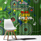 Personalised NAIDOC Week 2024 Raiders Window Curtain Australia Fire Burning