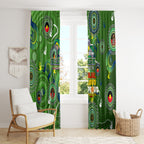 Personalised NAIDOC Week 2024 Raiders Window Curtain Australia Fire Burning