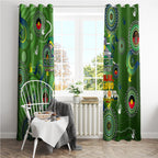 Personalised NAIDOC Week 2024 Raiders Window Curtain Australia Fire Burning