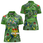 Personalised NAIDOC Week 2024 Raiders Women Polo Shirt Australia Fire Burning