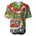 Personalised Raiders ANZAC Day Baseball Jersey Aboriginal Rising Sun