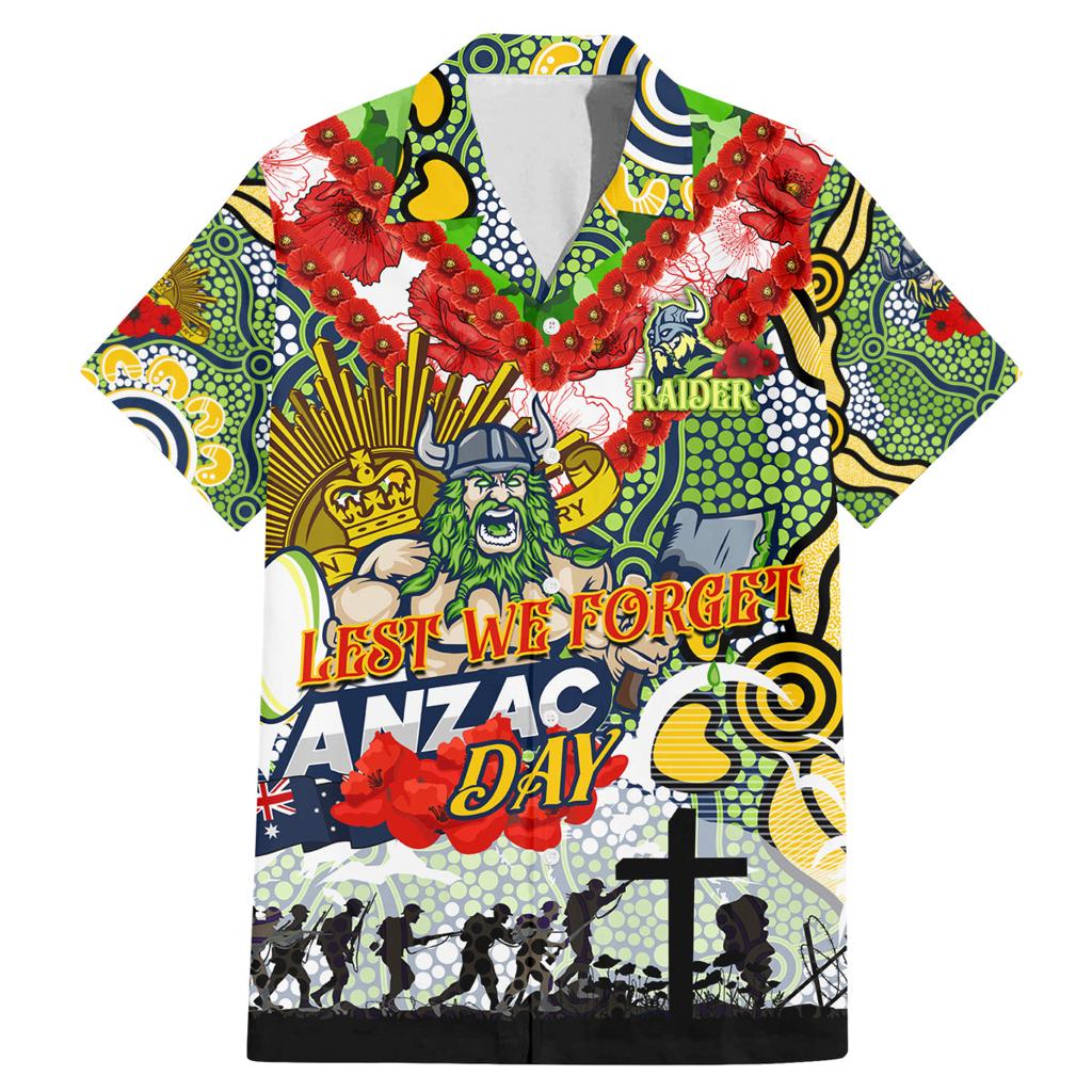 Personalised Raiders ANZAC Day Family Matching Mermaid Dress and Hawaiian Shirt Aboriginal Rising Sun