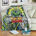 Custom NAIDOC Week 2024 Raiders Blanket Mascot Rugby DT02