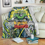 Custom NAIDOC Week 2024 Raiders Blanket Mascot Rugby DT02