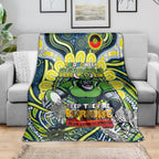 Custom NAIDOC Week 2024 Raiders Blanket Mascot Rugby DT02