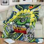 Custom NAIDOC Week 2024 Raiders Blanket Mascot Rugby DT02