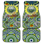 Custom NAIDOC Week 2024 Raiders Car Mats Mascot Rugby DT02