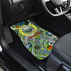 Custom NAIDOC Week 2024 Raiders Car Mats Mascot Rugby DT02