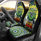 Custom NAIDOC Week 2024 Raiders Car Seat Cover Mascot Rugby DT02
