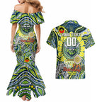 Custom NAIDOC Week 2024 Raiders Couples Matching Mermaid Dress and Hawaiian Shirt Mascot Rugby DT02