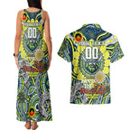Custom NAIDOC Week 2024 Raiders Couples Matching Tank Maxi Dress and Hawaiian Shirt Mascot Rugby DT02