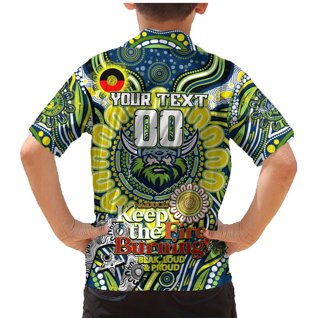 Custom NAIDOC Week 2024 Raiders Family Matching Mermaid Dress and Hawaiian Shirt Mascot Rugby DT02