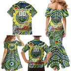 Custom NAIDOC Week 2024 Raiders Family Matching Mermaid Dress and Hawaiian Shirt Mascot Rugby DT02